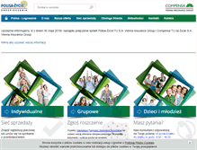 Tablet Screenshot of polisa-zycie.pl