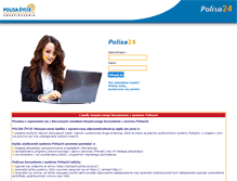 Tablet Screenshot of polisa24.polisa-zycie.pl